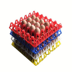 2PCS Plastic 30 Eggs Tray Egg Crates Stackable Egg Cart