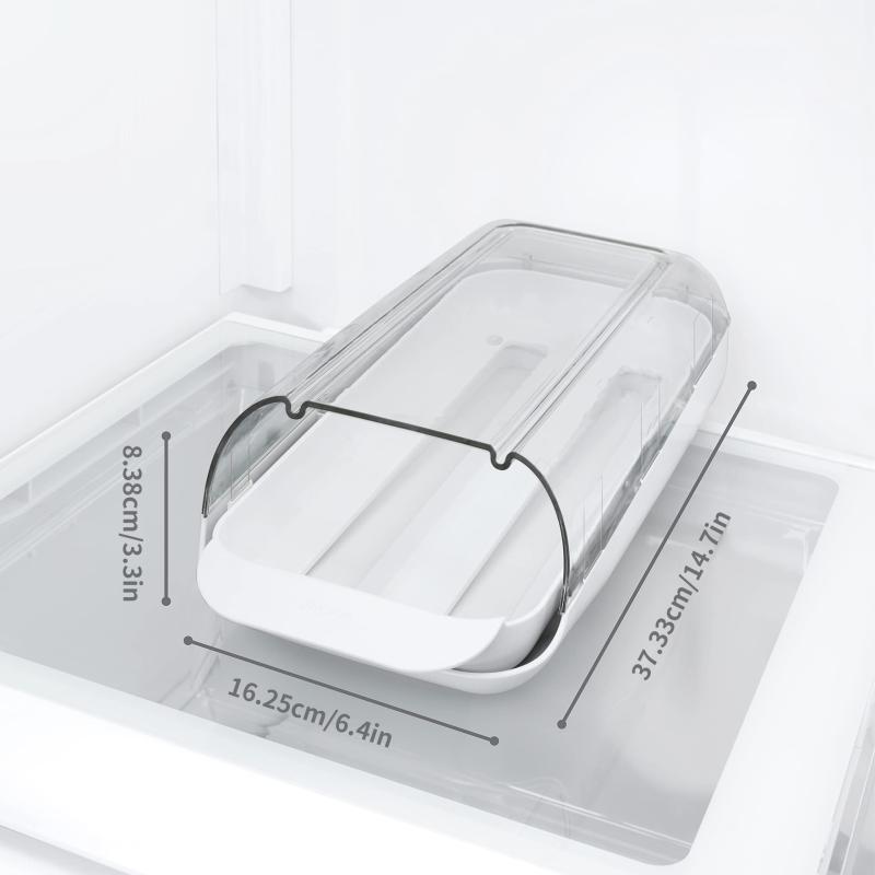 Egg Storage Box Drawer Style Holder Refrigerator Fresh-keeping Tray