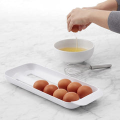 Egg Storage Box Drawer Style Holder Refrigerator Fresh-keeping Tray