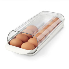 Egg Storage Box Drawer Style Holder Refrigerator Fresh-keeping Tray