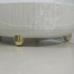 1pc Round Turntable Kitchen Storage Tray Non Slip Rotating Tableware And Seasoni