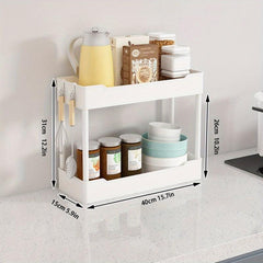 2 Tier Under Sink Storage Rack for Bathroom Household
