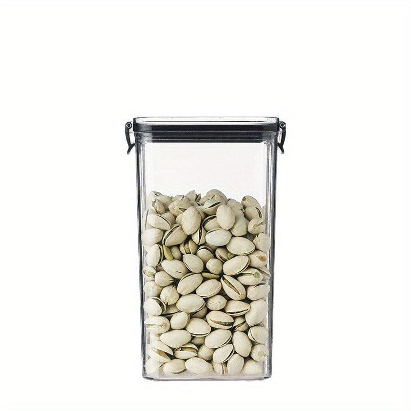 Square Food Storage Containers With Lids Airtight Jars