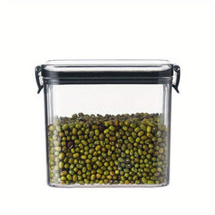 Square Food Storage Containers With Lids Airtight Jars