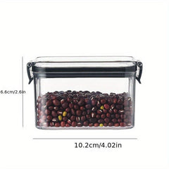 Square Food Storage Containers With Lids Airtight Jars