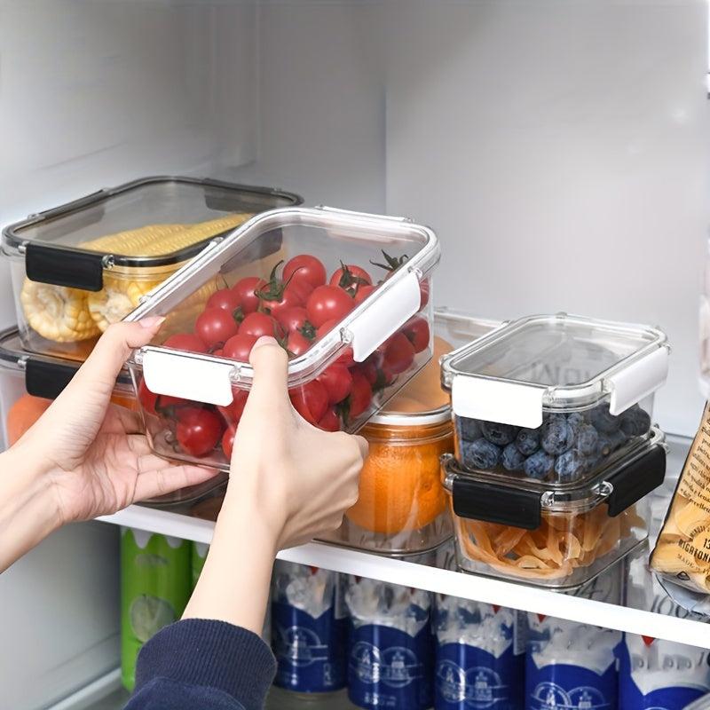 3pcs Airtight Food Storage Containers Leak Proof BPA Refrigerator Crisper