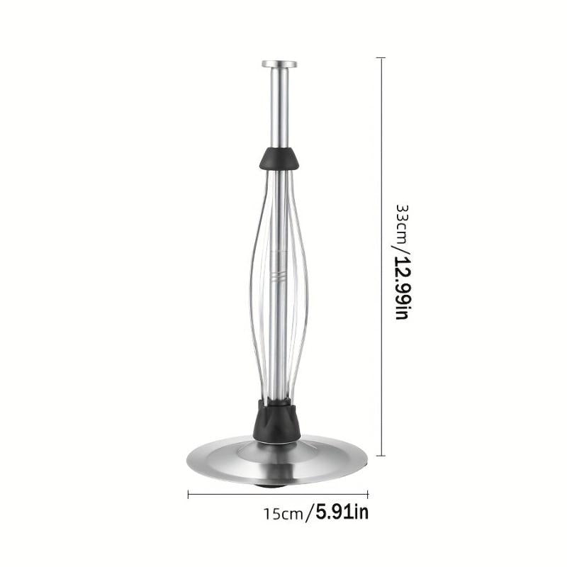 Stainless Steel Tissue Holder with Damper for Countertop