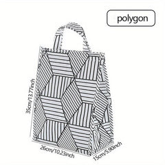 Stylish Bento Tote Bag Insulated Waterproof Lunch Bag