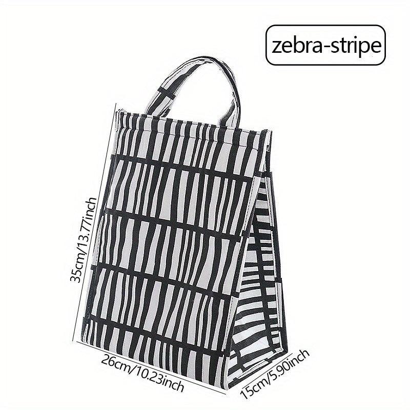 Stylish Bento Tote Bag Insulated Waterproof Lunch Bag
