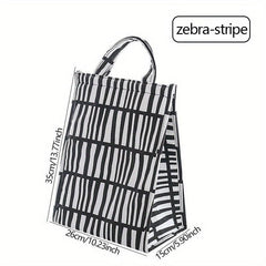 Stylish Bento Tote Bag Insulated Waterproof Lunch Bag