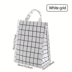 Stylish Bento Tote Bag Insulated Waterproof Lunch Bag
