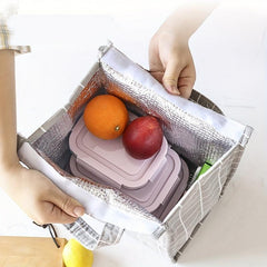 Stylish Bento Tote Bag Insulated Waterproof Lunch Bag