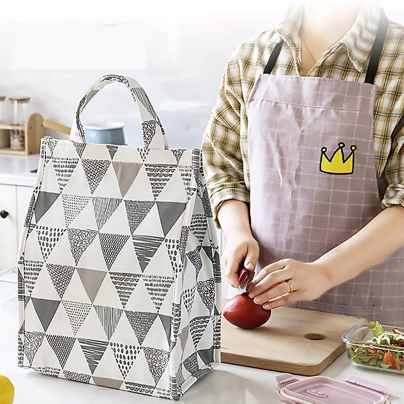Stylish Bento Tote Bag Insulated Waterproof Lunch Bag