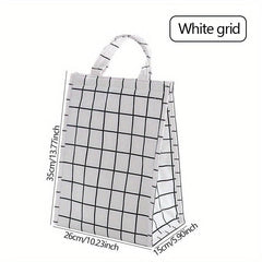 Stylish Bento Tote Bag Insulated Waterproof Lunch Bag