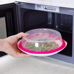 2pcs Veg Storage Lids Microwave Oven Heating Oilproof Cover