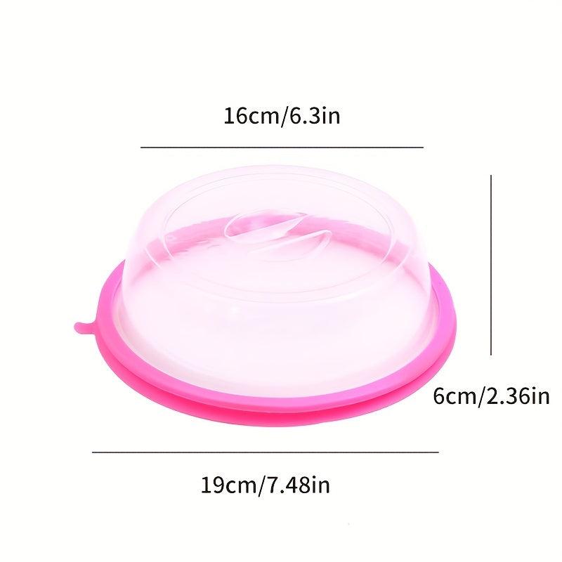 2pcs Veg Storage Lids Microwave Oven Heating Oilproof Cover