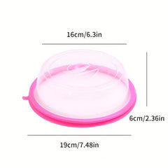 2pcs Veg Storage Lids Microwave Oven Heating Oilproof Cover