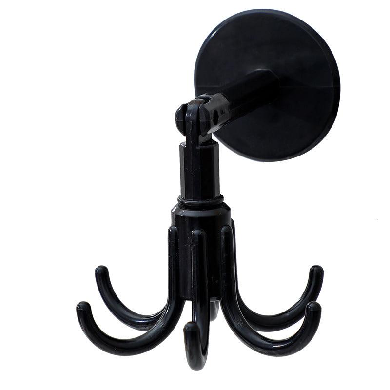 Rotating Punch Wall Shelf Pot Chopping Board Hook Rack