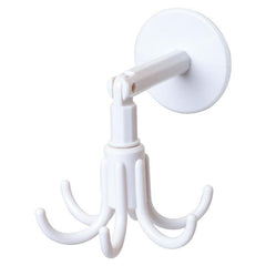 Rotating Punch Wall Shelf Pot Chopping Board Hook Rack