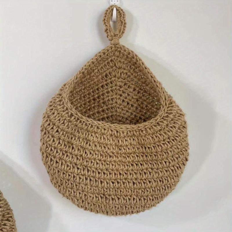 3pcs Fruit Hammock Bag Wall Hanging Fruit Basket