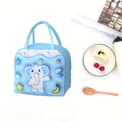 Animal Cartoon Insulated Lunch Bag - School & Work Essen
