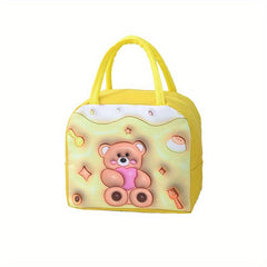 Animal Cartoon Insulated Lunch Bag - School & Work Essen