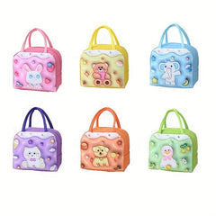 Animal Cartoon Insulated Lunch Bag - School & Work Essen