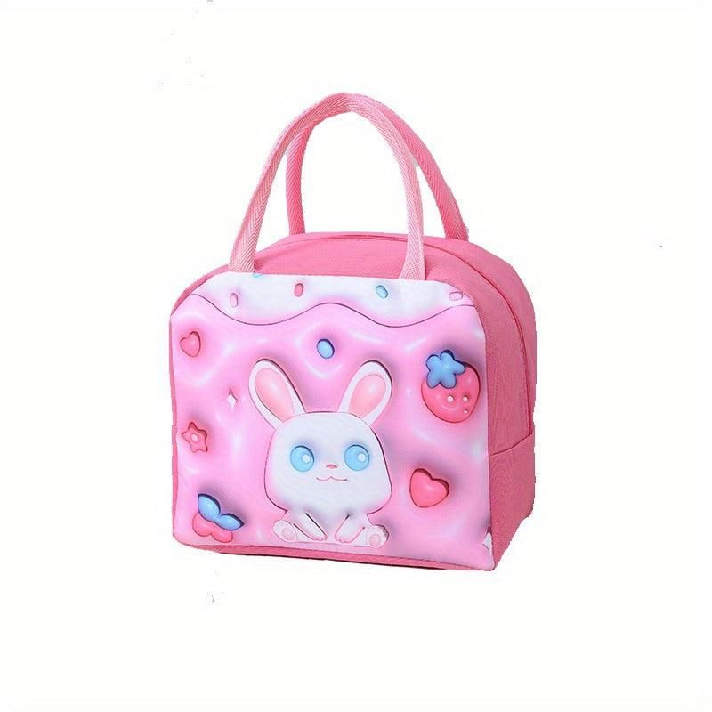 Animal Cartoon Insulated Lunch Bag - School & Work Essen