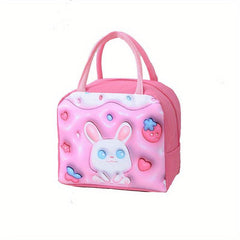 Animal Cartoon Insulated Lunch Bag - School & Work Essen