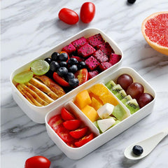 Double Layer Lunch Boxes 1pc Set Leak-proof Heated Outdoor Portable Container