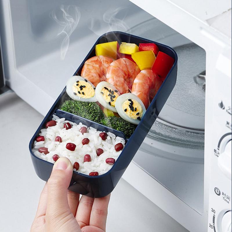 Double Layer Lunch Boxes 1pc Set Leak-proof Heated Outdoor Portable Container