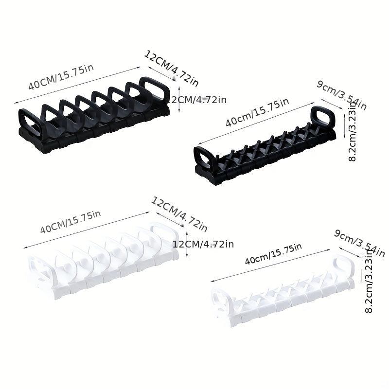 Kitchen Dish Storage Rack Plastic Plate Organizers
