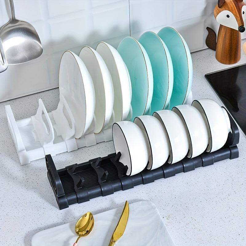 Kitchen Dish Storage Rack Plastic Plate Organizers