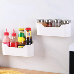 Wall Mounted Storage Rack for Refrigerator Toilet Bathroom Cabinet