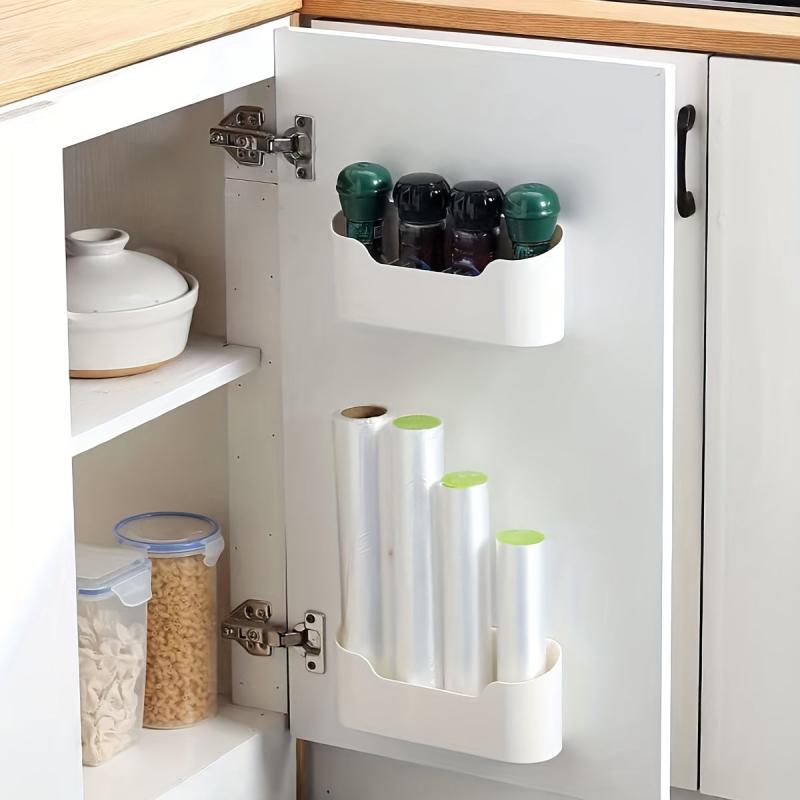 Wall Mounted Storage Rack for Refrigerator Toilet Bathroom Cabinet