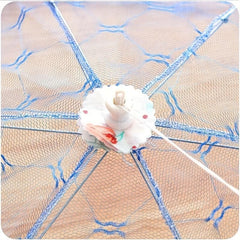 Large Lace Dining Table Food Cover Foldable Fly & Insect Proof Vegetable Umbrell