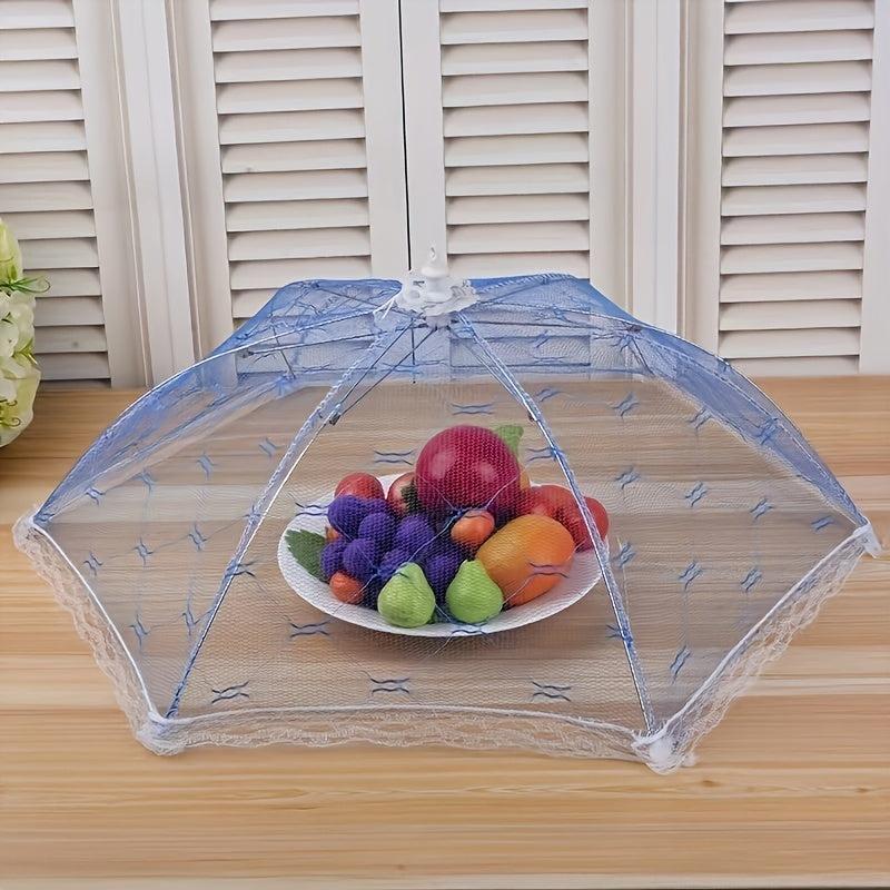 Large Lace Dining Table Food Cover Foldable Fly & Insect Proof Vegetable Umbrell