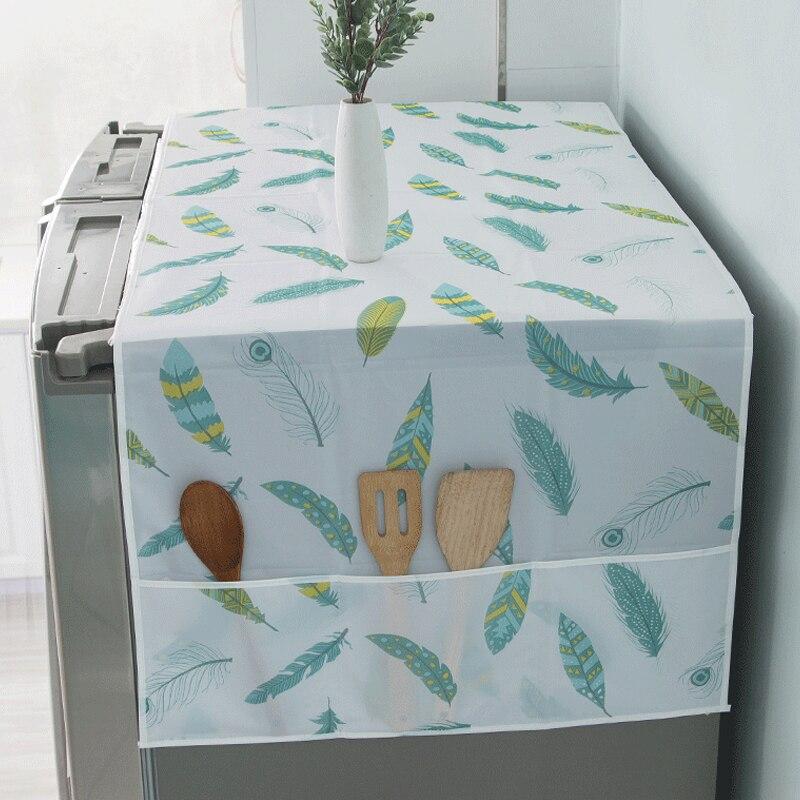 Refrigerator Dust Cover with Storage Bag - Household Storage Bag Dustproof Prote