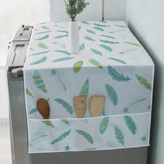 Refrigerator Dust Cover with Storage Bag - Household Storage Bag Dustproof Prote