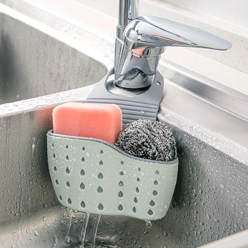 Adjustable Snap Type Sink Drain Hanging Bag Double Layer Drain Hanging Basket