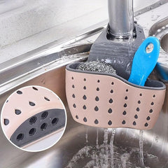 Adjustable Snap Type Sink Drain Hanging Bag Double Layer Drain Hanging Basket