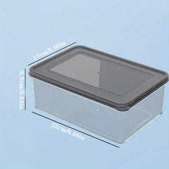 Plastic Refrigerator Storage Box Fresh Keeping Box for Fruits and Vegetables