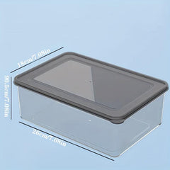 Plastic Refrigerator Storage Box Fresh Keeping Box for Fruits and Vegetables