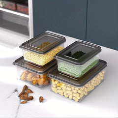 Plastic Refrigerator Storage Box Fresh Keeping Box for Fruits and Vegetables