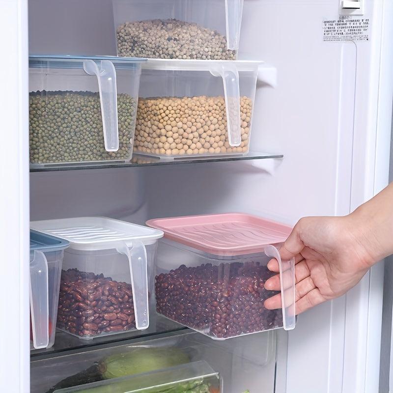 1pc Plastic Storage Box Refrigerator Fruit Vegetable Crisper Dumpling Meat Egg