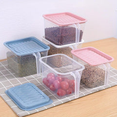 1pc Plastic Storage Box Refrigerator Fruit Vegetable Crisper Dumpling Meat Egg