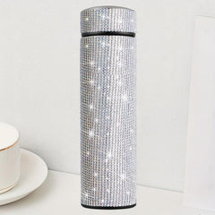 Glitter Stainless Steel Vacuum Flask Insulated Water Cup