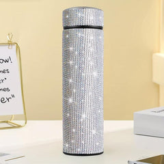 Glitter Stainless Steel Vacuum Flask Insulated Water Cup