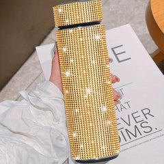 Glitter Stainless Steel Vacuum Flask Insulated Water Cup