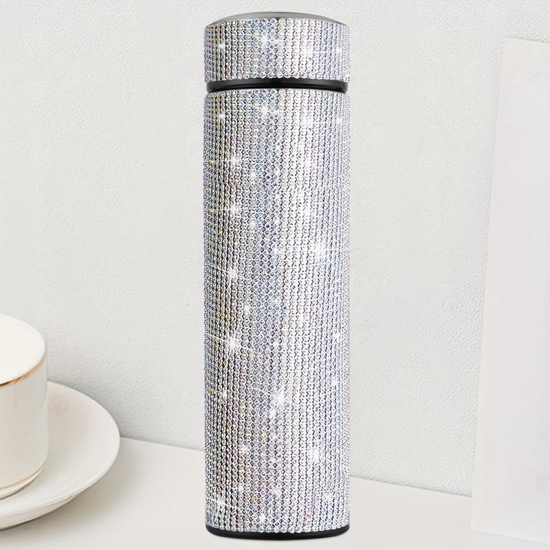 Glitter Stainless Steel Vacuum Flask Insulated Water Cup